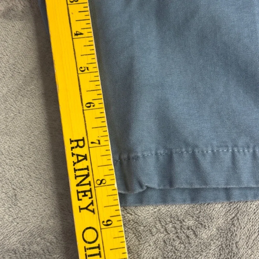 Savane‎ Cargo Shorts Mens 38x8 Blue Gray Cotton Elastic Waist Utility Casual